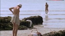 10. Caroline Langrishe Naked on Beach – Mosley