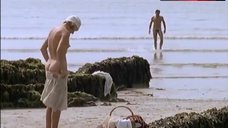 7. Caroline Langrishe Naked on Beach – Mosley