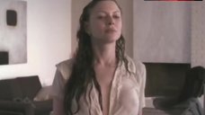 7. Sexy Kari Wuhrer in Thong and without Bra – Spider'S Web