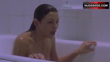 3. Kari Wuhrer Shows Naked Boob in Bathtub – Hellraiser: Deader