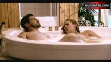 4. Zoe Lucker Shows Nipple in Bathtub – Footballers' Wives