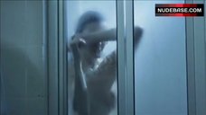 6. Katrin Cartlidge Topless in Shower – Before The Rain