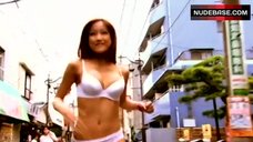4. Eriko Sato Running in Lingerie – Cutie Honey
