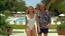 9. Katherine Heigl in White Swimsuit – My Father The Hero