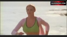 3. Katherine Heigl in Green Sports Bra – Wuthering Heights