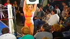 5. Traci Lords in Pink Bikini – Foxy Boxing