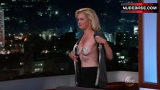 1. Alexandra Wentworth Topless – Jimmy Kimmel Live