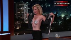 2. Alexandra Wentworth Topless – Jimmy Kimmel Live