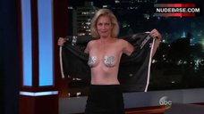 3. Alexandra Wentworth Topless – Jimmy Kimmel Live