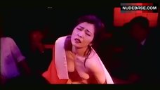 2. Hitomi Shimizu Masturbation on Stage – Debeso