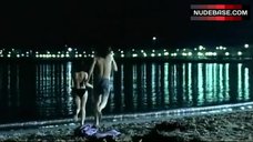 4. Irene Visedo Topless on Night Beach – The Lost Steps