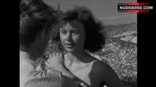 6. Harriet Andersson Naked on Beach – Summer With Monika