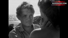 7. Harriet Andersson Naked on Beach – Summer With Monika