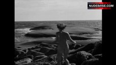 4. Harriet Andersson Full Nude on Beach – Summer With Monika
