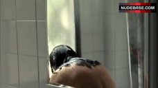 8. Catalina Saavedra Exposed Tits in Shower – The Maid
