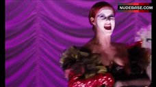 9. Nell Campbell Boobs Out on Stage – The Rocky Horror Picture Show