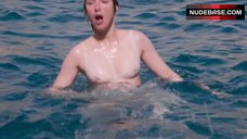 9. Louise Bourgin in Wet See Through Bra – I Am A Soldier