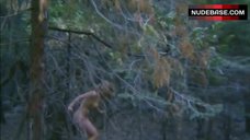 7. Cheryl Lyone Full Naked in Woods – Run! Bitch Run!