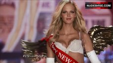 Erin Heatherton in White Lace Lingerie – The Victoria'S Secret Fashion Show 2012