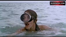 10. Brooke Adams in Yellow Bikini Underwater – Shock Waves