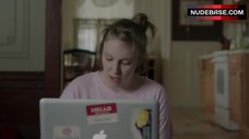 3. Jemima Kirke Shows Ass on Web Cam – Girls