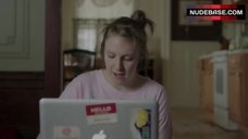 4. Jemima Kirke Shows Ass on Web Cam – Girls