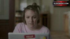 9. Jemima Kirke Shows Ass on Web Cam – Girls
