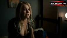 6. Britt Robertson Underwear Scene – Cherry