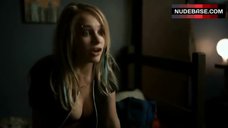 7. Britt Robertson Underwear Scene – Cherry