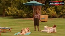 8. Sophie Hunter Topless Sunbathing – Friends & Crocodiles