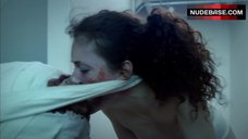 4. Ashlynn Yennie Naked Breasts – The Human Centipede