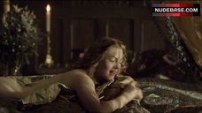 10. Holliday Grainger Nude in Bed – The Borgias