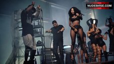 8. Nicki Minaj in Sexy Black Lingerie – Only