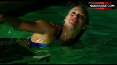 8. Leven Ramin Jumped into Pool in Bikini – Chasing Mavericks
