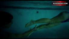 9. Leven Ramin Jumped into Pool in Bikini – Chasing Mavericks