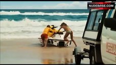 6. Sharni Vinson Runs on Beach in Bikini – Bait
