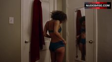10. Gugu Mbatha-Raw Sexy in Lingerie – Easy
