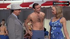 8. Margaret Nolan in Blue Swimsuit – Goldfinger
