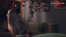 10. Kathryn Prescott Pantiless – Skins