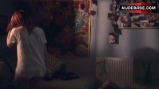 4. Kathryn Prescott Pantiless – Skins