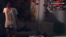 5. Kathryn Prescott Pantiless – Skins