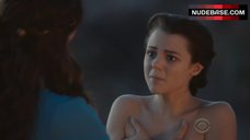 5. Kathryn Prescott Covers Naked Boobs – The Dovekeepers