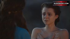 7. Kathryn Prescott Covers Naked Boobs – The Dovekeepers