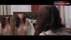 8. Kaya Scodelario In Sexy Bra in Mirror – The Truth About Emanuel