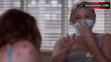 10. Sarah Drew in Hot Bra – Grey'S Anatomy