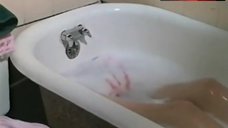 8. Brinke Stevens Naked in Bathtub – Haunting Fear