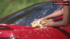 4. Cindel Chartrand Bikini Car Washing – Bikini Girls On Ice