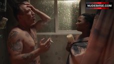 10. Shanola Hampton Naked in Shower – Shameless