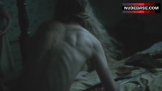 10. Brit Marling Boobs Scene – The Keeping Room