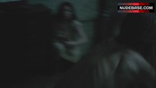 7. Brit Marling Boobs Scene – The Keeping Room